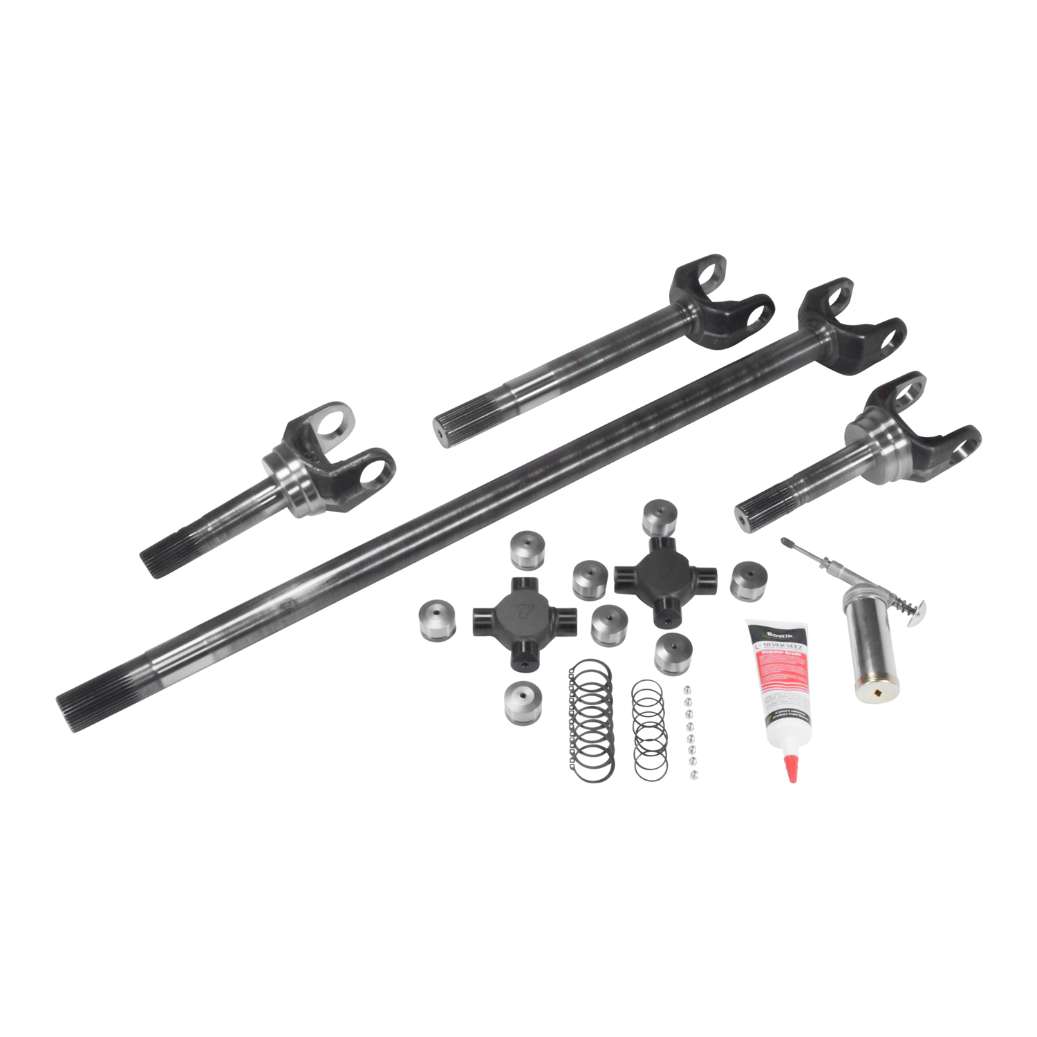 USA Standard Gear ZA W24120 - Chromoly Front Axle Kit, GM 8.5”, 19/28 Spline, Super Joints USA Standard Gear ZA W24120 - Chromoly Front Axle Kit, GM 8.5”, 19/28 Spline, Super Joints