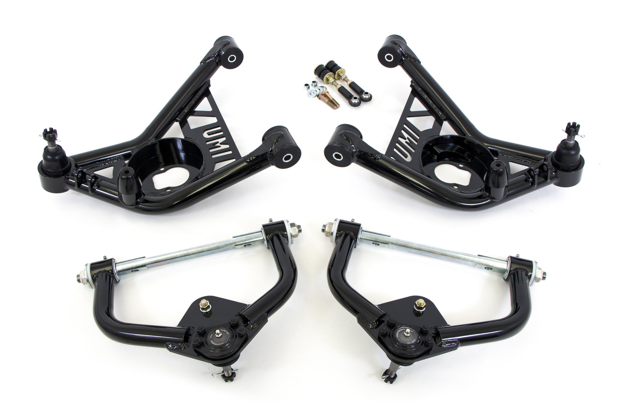 UMI Performance 265153-B - 70-81 GM F-Body Tubular Upper & Lower A-arm Kit
