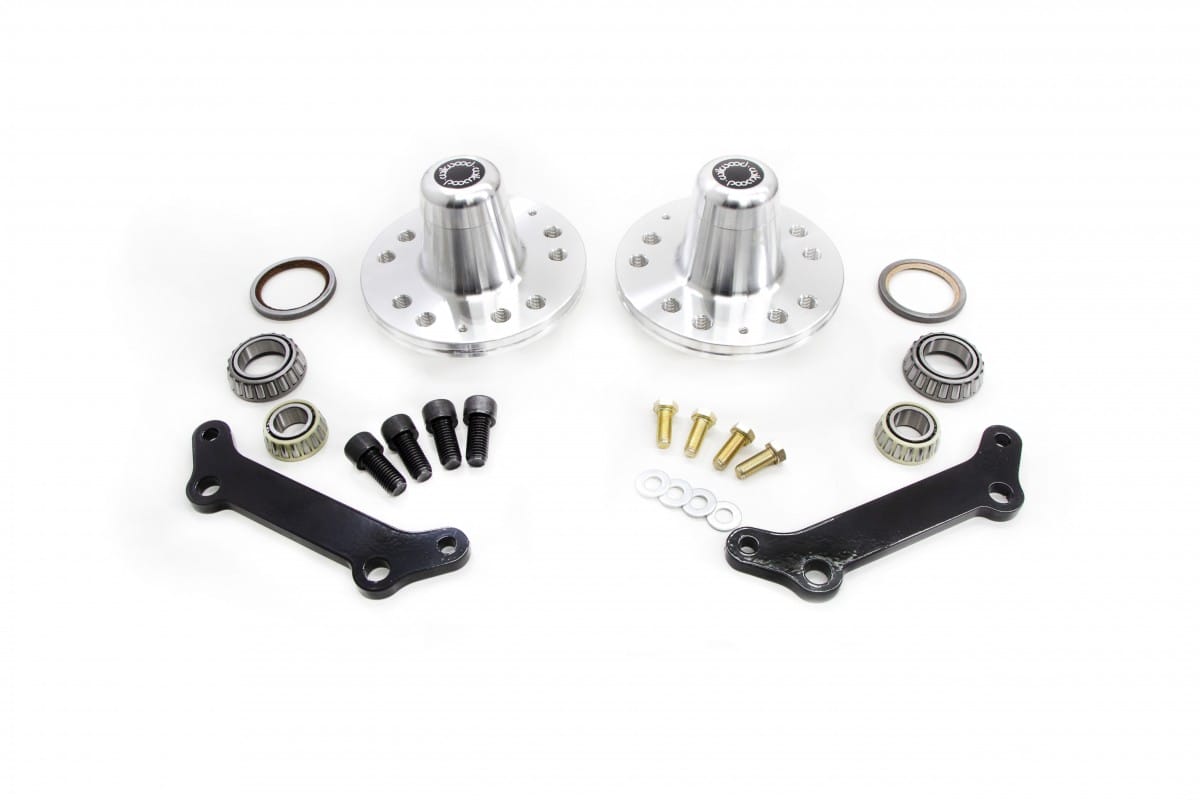 UMI Performance 304647 - 78-88 GM G-Body C5/C6 Front Brake Conversion Hubs Bearings Bracket Kit