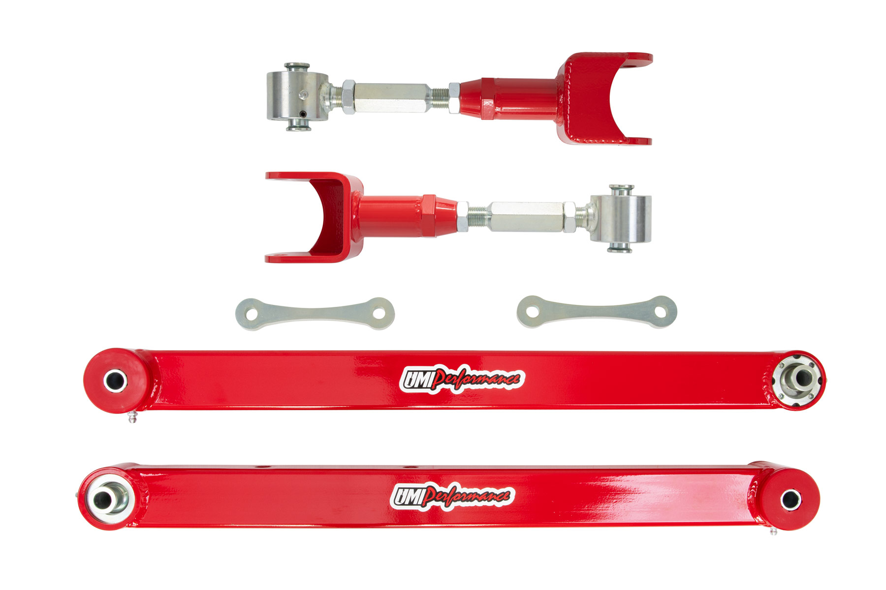UMI Performance 362224-R - UMI 78-96 GM B-Body Trailing Arm Kit - Red
