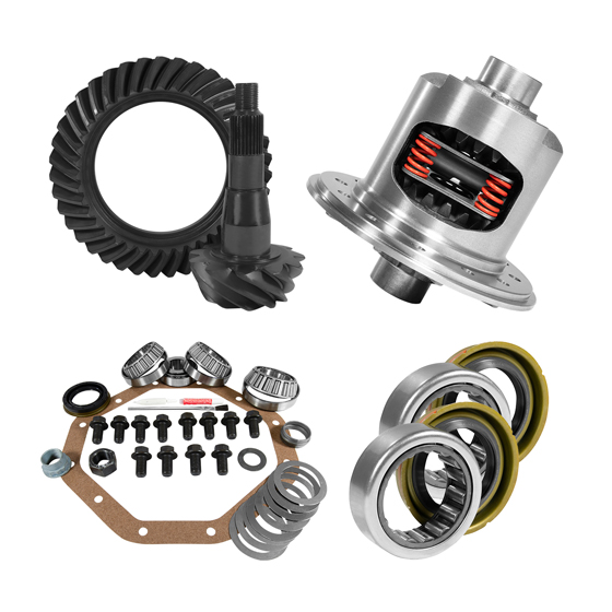 USA Standard Gear ZGK2085 - ZF 9.25 inch CHY 3.21 Rear Ring and Pinion Install Kit Positraction Axle Bearings and Seals USA Standard