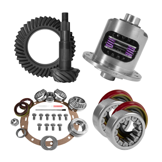 USA Standard Gear ZGK2027 - 8.6 inch GM 3.73 Rear Ring and Pinion Install Kit 30 Spline Positraction Axle Bearings and Seals USA Standard