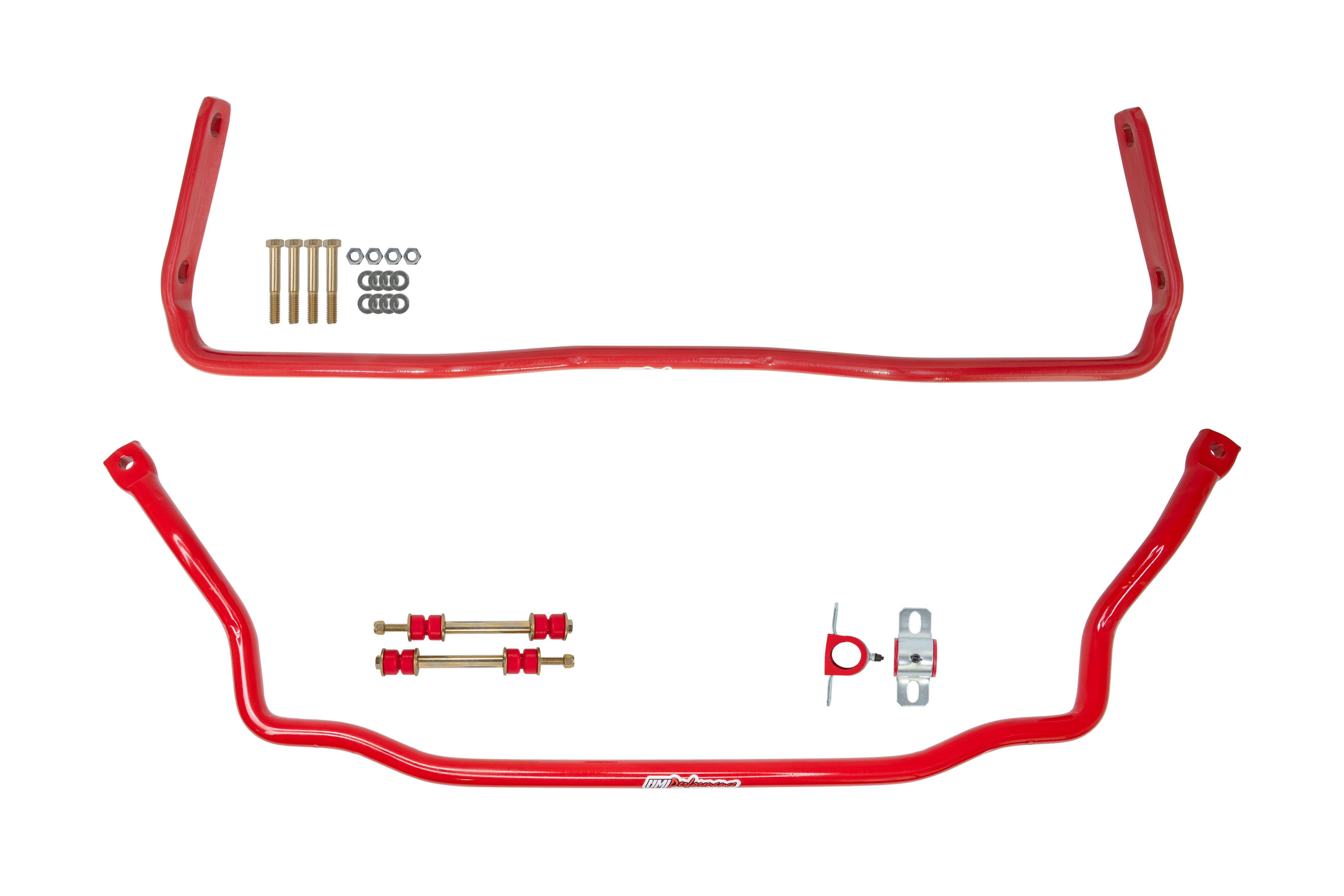 UMI Performance 403534-R - 64-72 GM A-Body Solid Front and Rear Sway Bar Kit