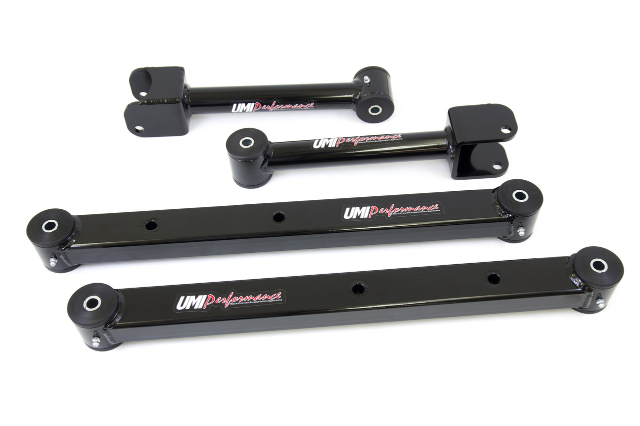 UMI Performance 402418-B - 64-67 GM A-Body Rear Control Arm Kit Boxed Lowers