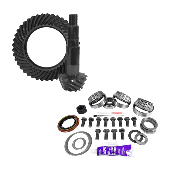 USA Standard Gear ZGK2157 - 11.25 inch Dana 80 3.54 Rear Ring and Pinion Install Kit 4.125 inch OD Head Bearing USA Standard