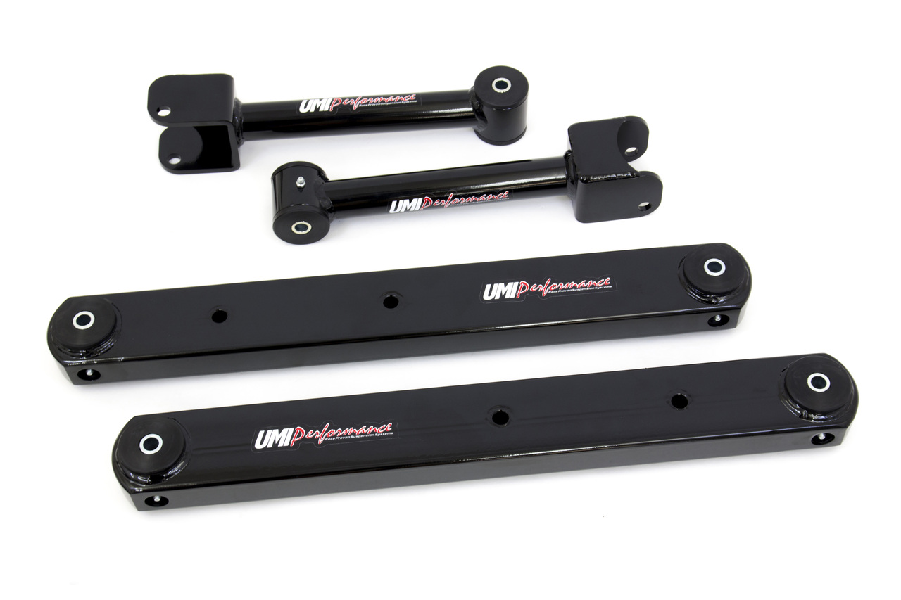 UMI Performance 402118-B - 64-67 GM A-Body Rear Control Arm Kit Fully Boxed Lowers