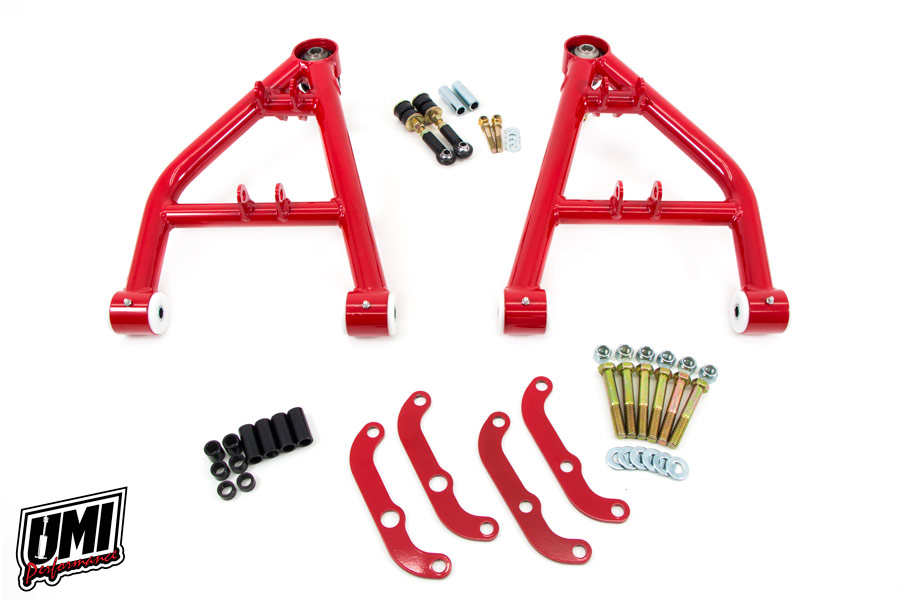 UMI Performance 4062-R - 64-72 GM A-Body Tubular Lower Front A-Arms Corner Max Standard Ball Joint