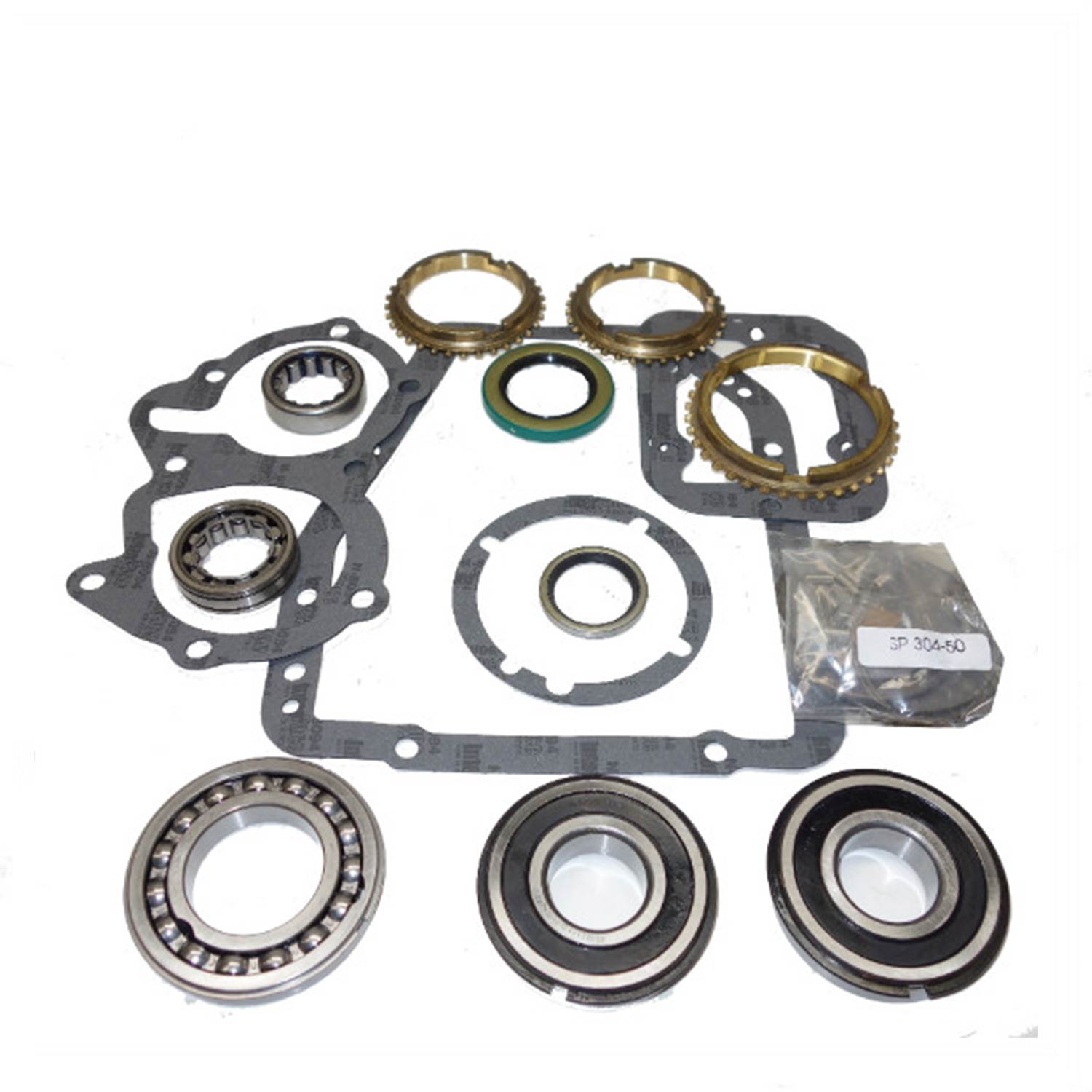 USA Standard Gear ZMBK129LWS - SM465 Transmission Bearing/Seal Kit w/Snychro Rings 88-91 Chevrolet/GMC Trucks 4-Speed Manual Trans Aluminum Top Cover