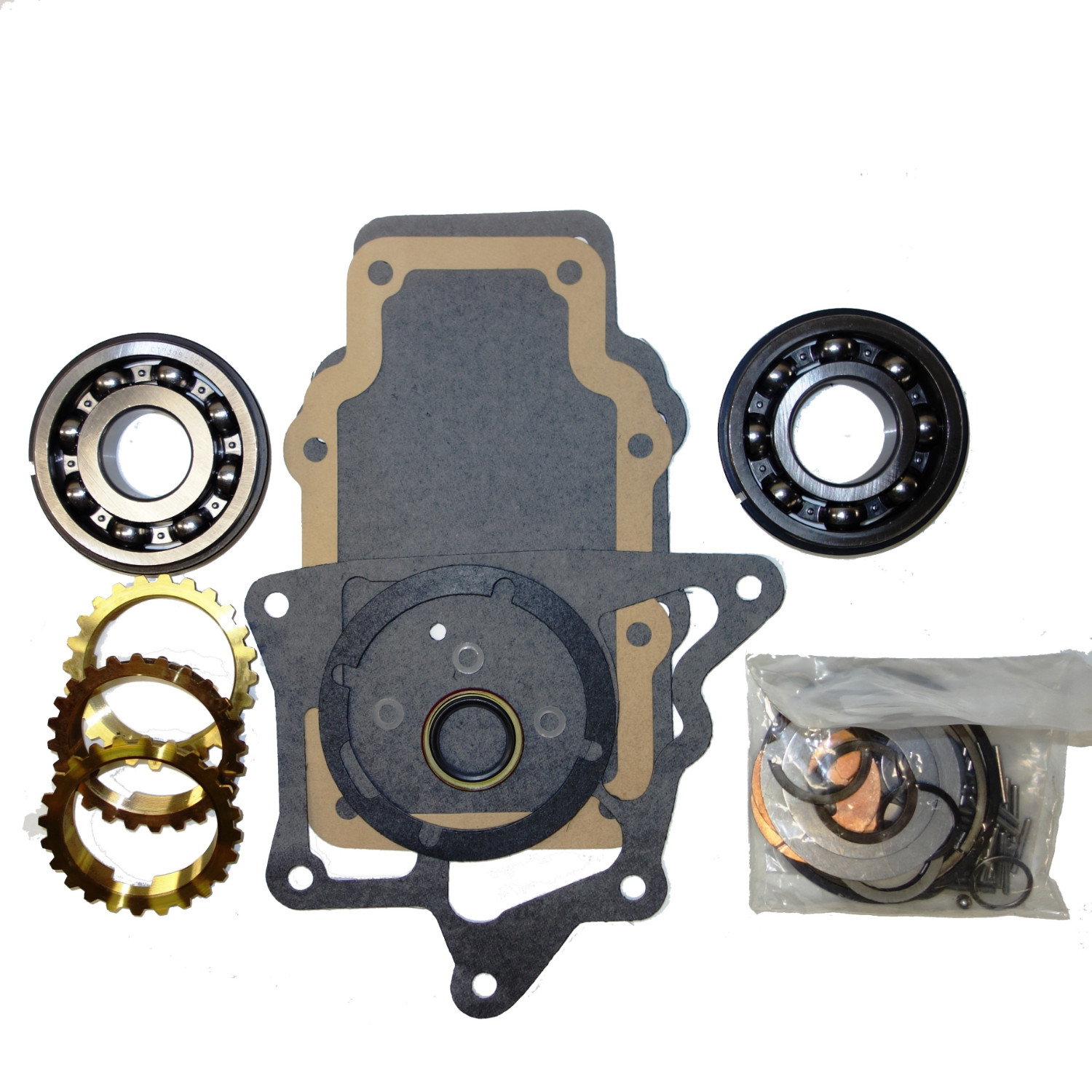 USA Standard Gear ZMBK121WS - T15 Transmission Bearing/Seal Kit w/Synchro Rings 68-79 Jeep Cherokee/CJ5/CJ6/CJ7/DJ5/J-Series/Jeepster/Wagoneer 3-Speed Manual Trans USA Standard Gear ZMBK121WS - T15 Transmission Bearing/Seal Kit w/Synchro Rings 68-79 Jeep Cherokee/CJ5/CJ6/CJ7/DJ5/J-Series/Jeepster/Wagoneer 3-Speed Manual Trans