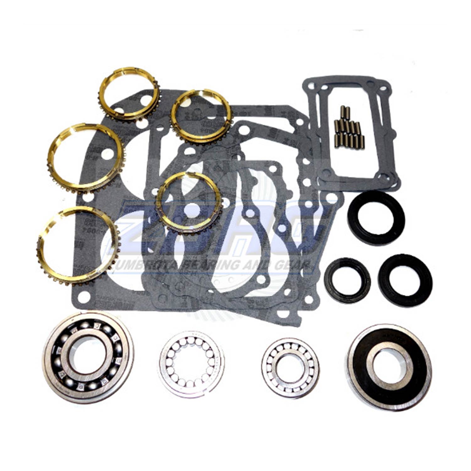 USA Standard Gear ZMBK160AWS - AX4/AX5 Transmission Bearing/Seal Kit w/Synchro Rings 84-87 Jeep Cherokee/Comanche/Wagoneer/Wrangler 4-Speed/5-Speed Manual Trans 20mm Input Bearing