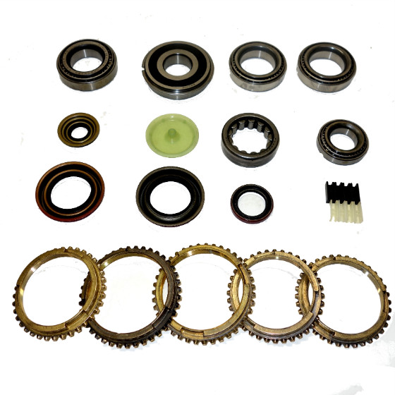 USA Standard Gear ZMBK414AWS - A578/NVT350 Transmission Bearing/Seal Kit w/Synchro Rings 00-05 Cirrus/PT Cruiser/Sebring Neon/Stratus Plymouth Breeze/Neon 5-Speed Manual Trans 66mm Input Bearing