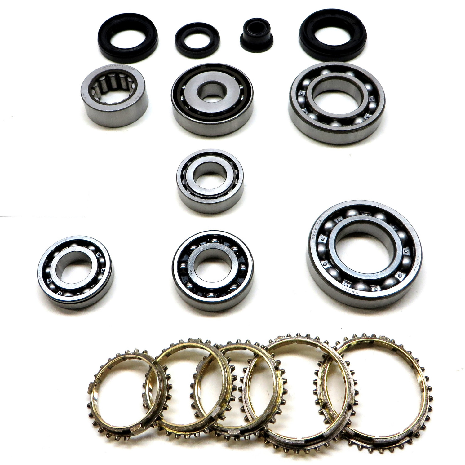 USA Standard Gear ZMBK386WS - SG8/S20/S40 Transmission Bearing/Seal Kit w/Synchro Rings 1992-00 Honda Civic/1993-97 Honda Civic del Sol 5-Speed Manual Trans SOHC VTEC Engine