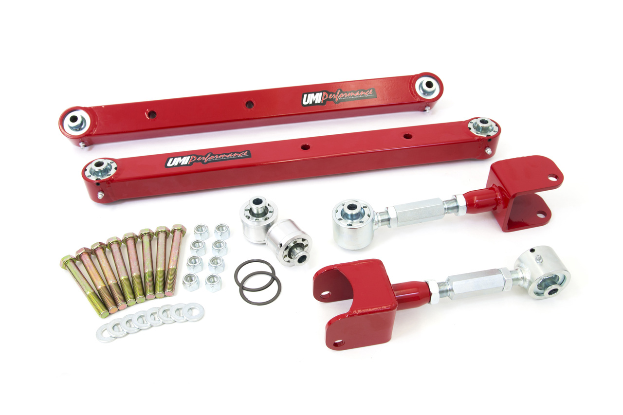 UMI Performance ABR824-R - 68-72 GM A-Body Pro-Touring Rear Suspension Kit - Red