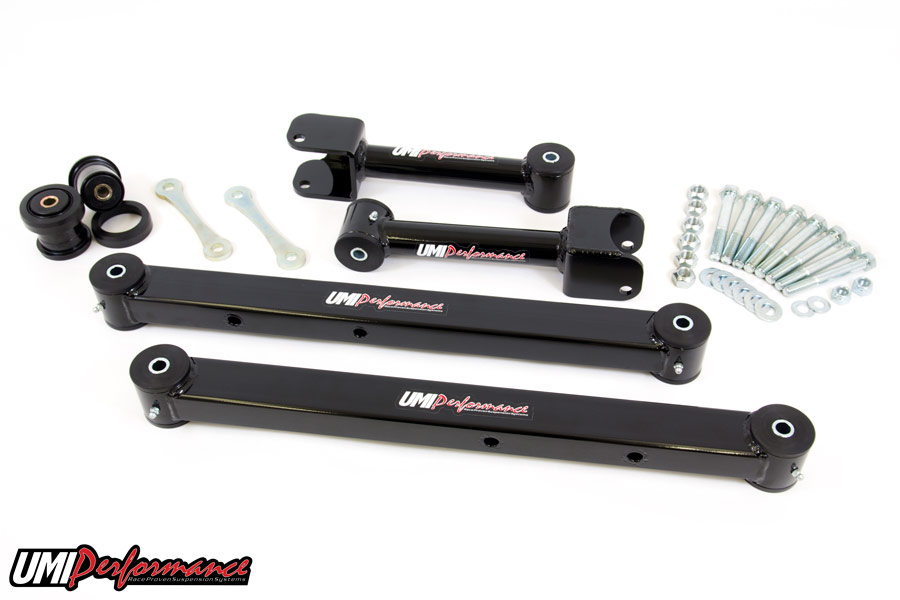UMI Performance ABR301-B - 73-77 GM A-Body Rear Suspension Kit Non Adj - Black