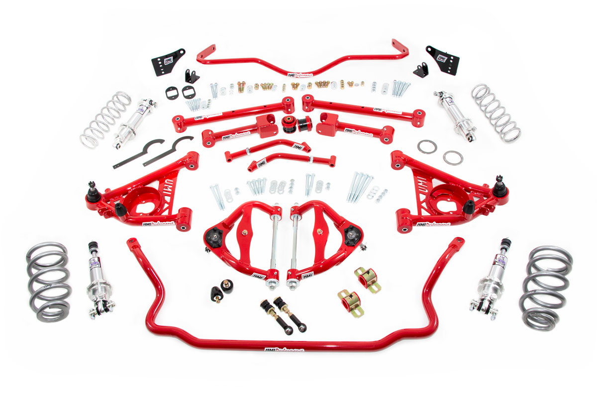 UMI Performance GBF025-R - 78-88 GM G-Body Handling Package- Stage 2 with Coilover - Red