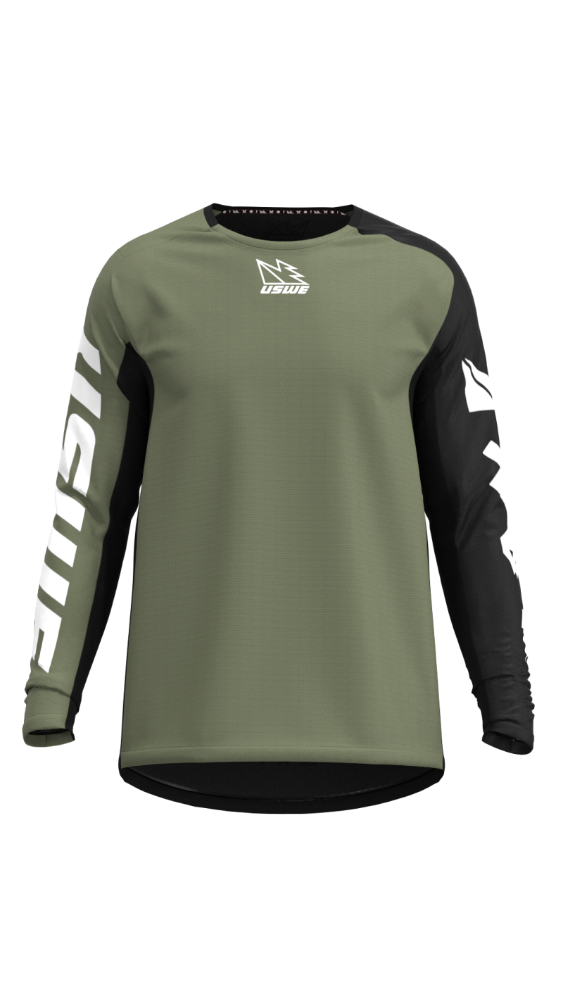 USWE 80951021050105 - Kalk Off-Road Jersey Olive Green - Medium USWE 80951021050105 - Kalk Off-Road Jersey Olive Green - Medium