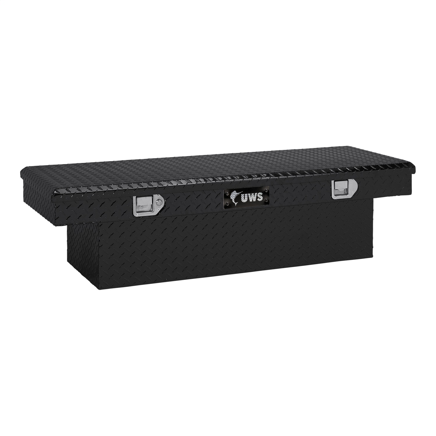 UWS EC10092 - Gloss Black Aluminum 54" Crossover Truck Tool Box (Heavy Packaging)