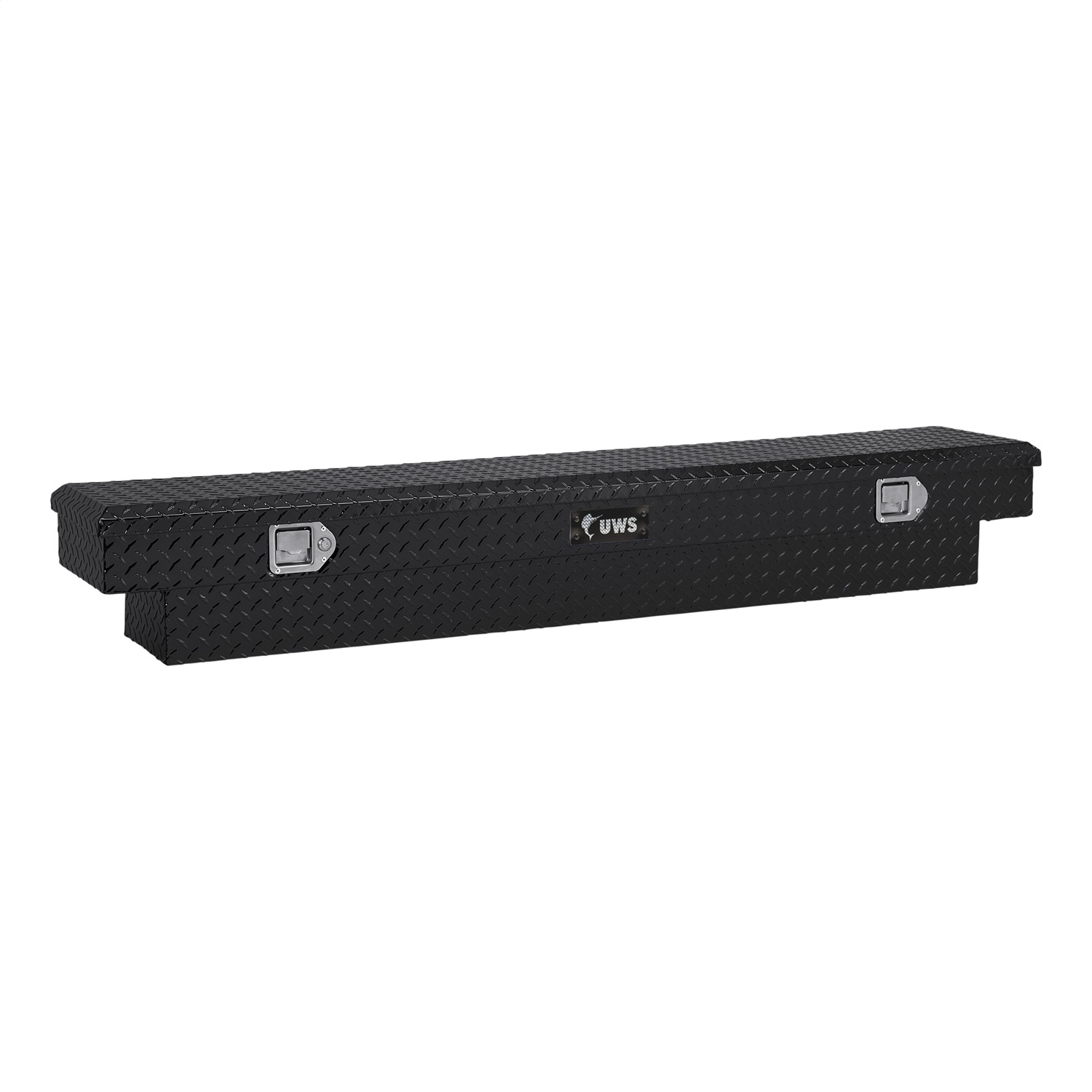 UWS EC10252 - Gloss Black Aluminum 60" Slim-Line Crossover Truck Tool Box (Heavy Packaging) UWS EC10252 - Gloss Black Aluminum 60" Slim-Line Crossover Truck Tool Box (Heavy Packaging)