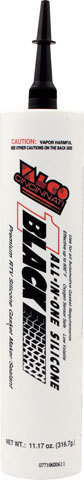 Valco 710XX142 - Black Silicone 11.17oz Cartridge