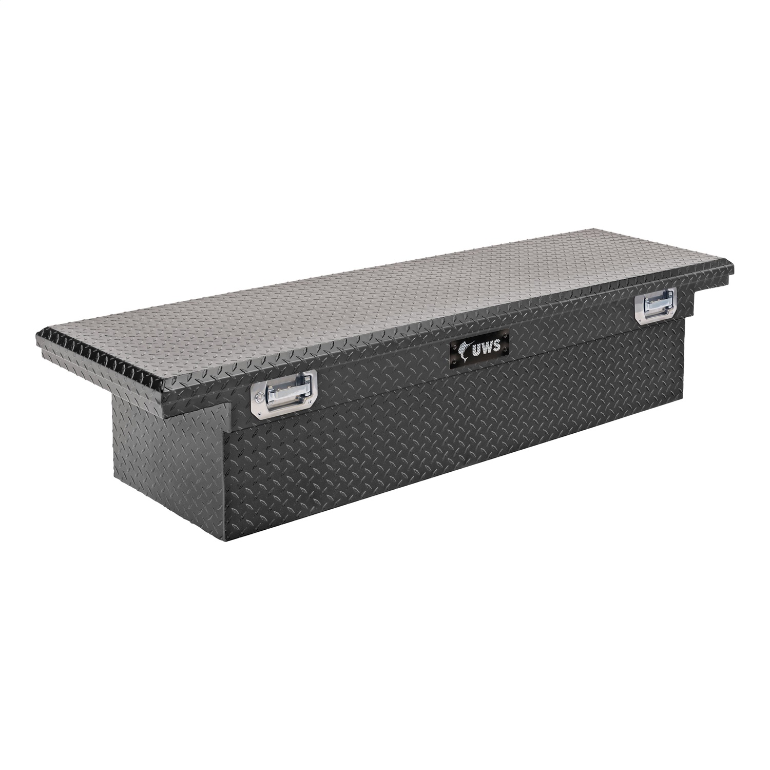 UWS EC10633 - Matte Black Aluminum 72" Crossover Tool Box with Pull Handles (Heavy Packaging)