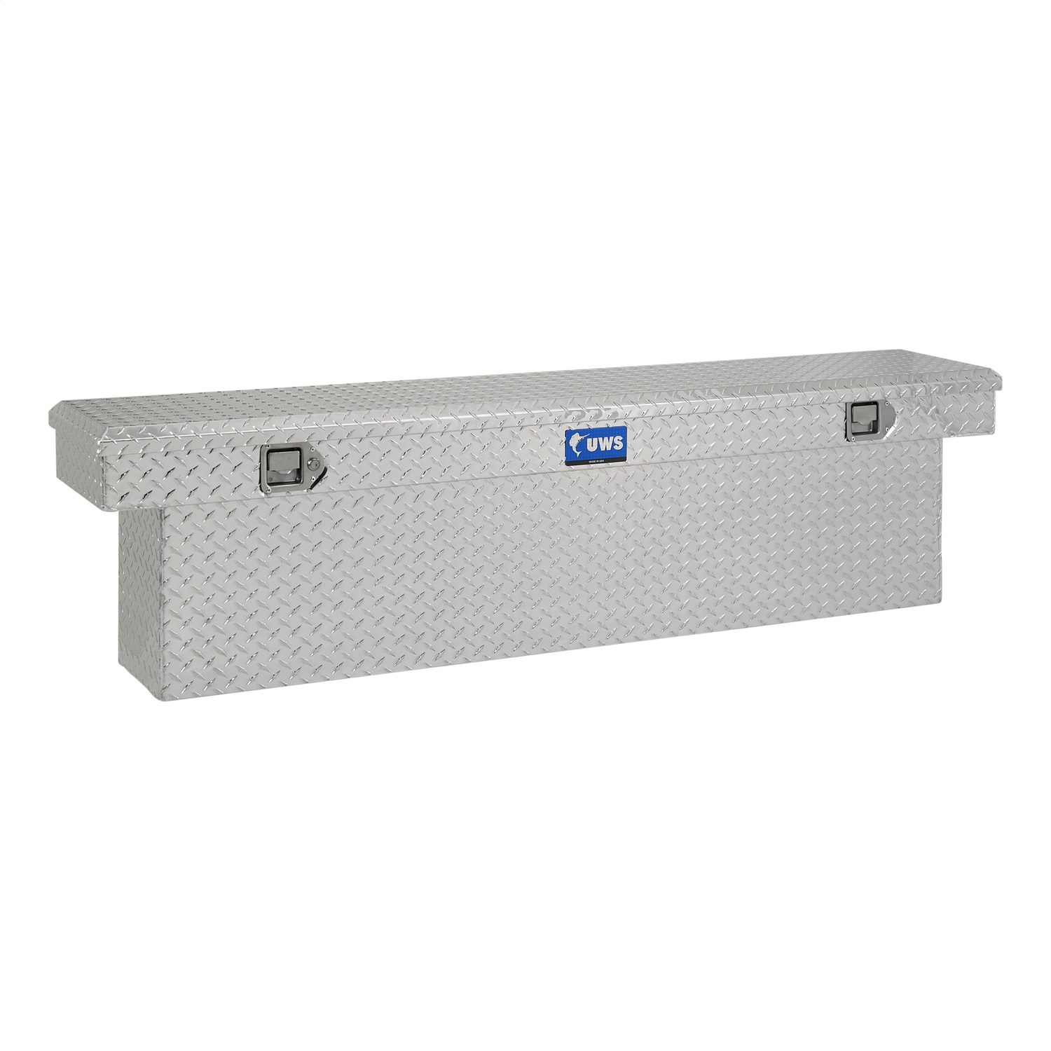 UWS EC10811 - Bright Aluminum 69" Deep Slim-Line Crossover Truck Tool Box (Heavy Packaging)