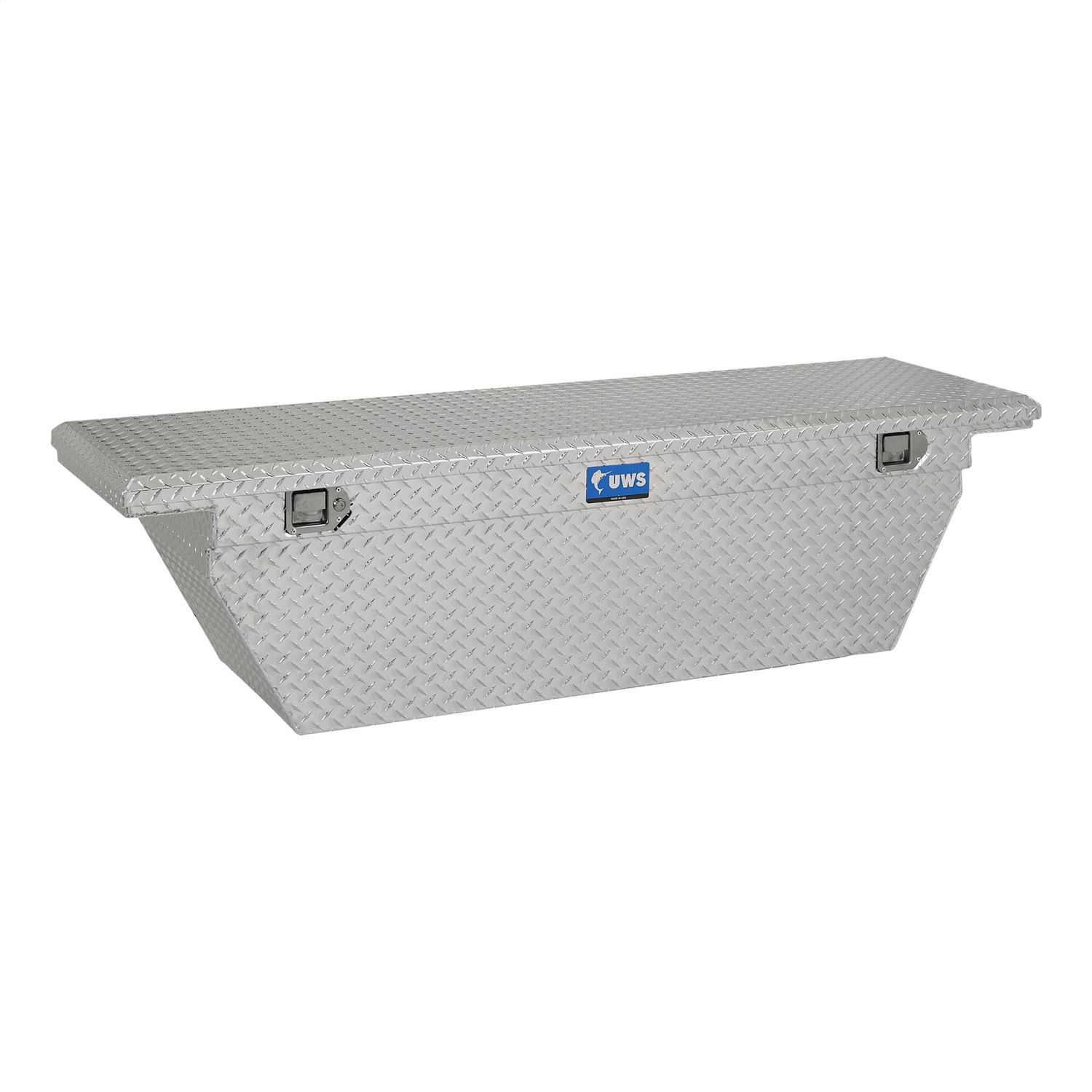 UWS EC10761 - Bright Aluminum 69" Deep Angle Crossover Box with Low Profile (Heavy Packaging)