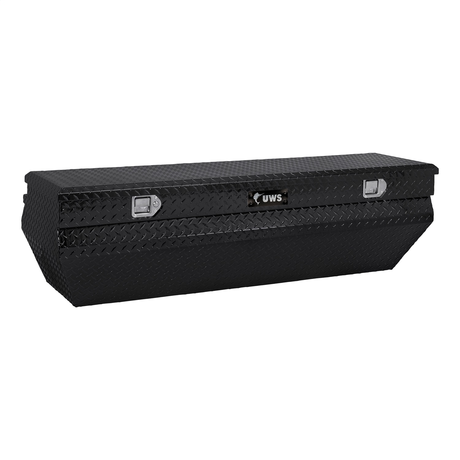 UWS TBC-55-WN-BLK - Gloss Black Aluminum 55" Wedged Angled Utility Chest Box (LTL Shipping Only) UWS TBC-55-WN-BLK - Gloss Black Aluminum 55" Wedged Angled Utility Chest Box (LTL Shipping Only)