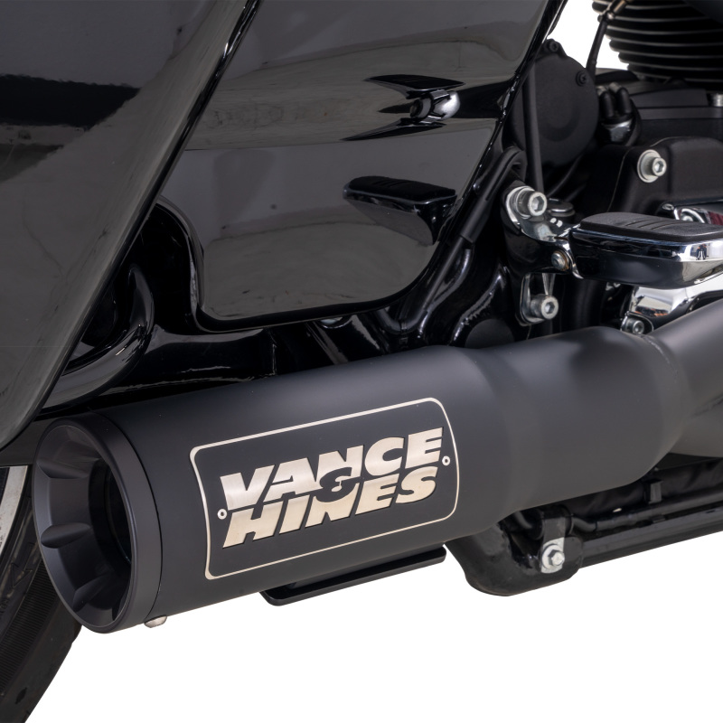 Vance & Hines 47321 - HD  Touring 17-22 HO 2-1 Black Full System Exhaust