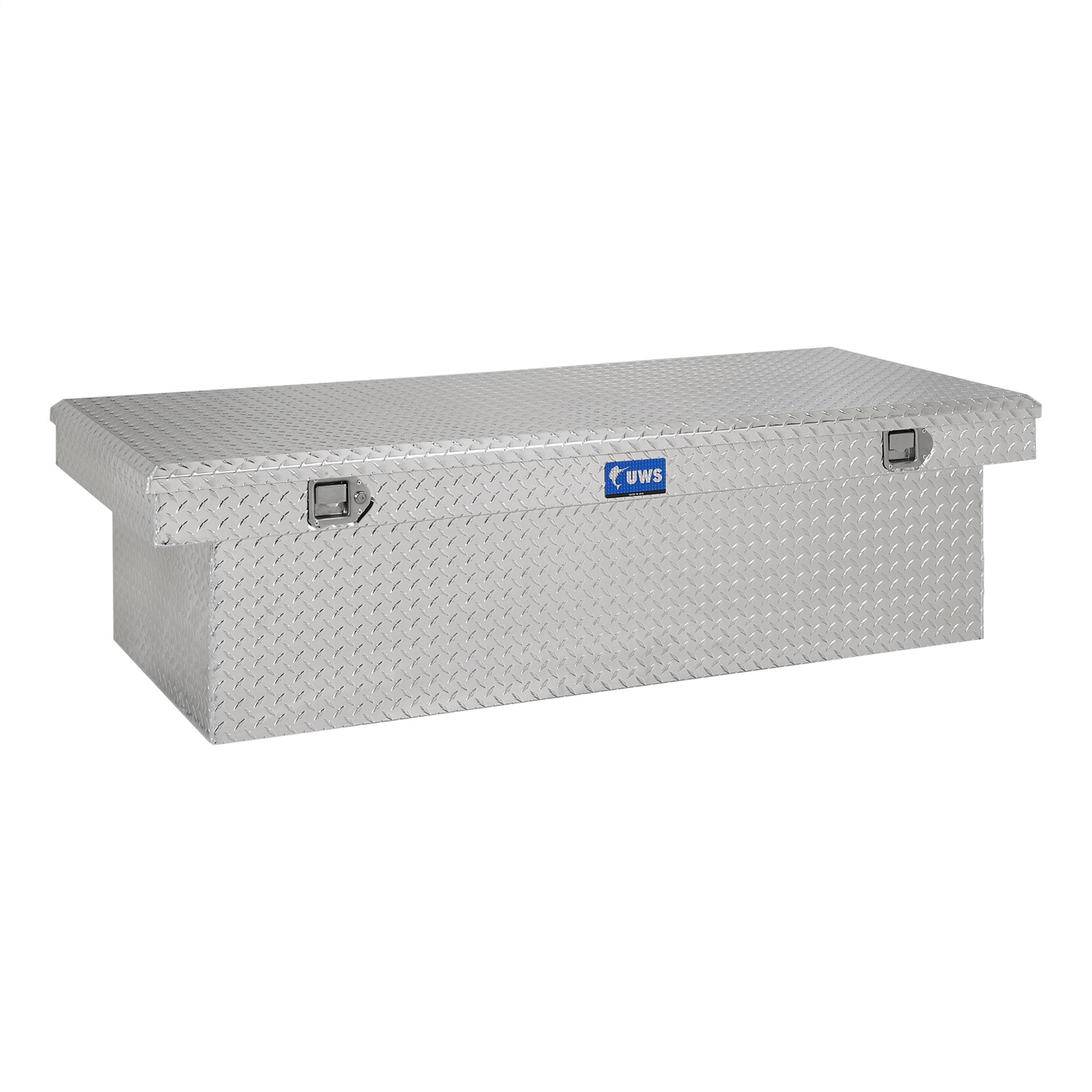 UWS TBSD-69-LBTA - Bright Aluminum 69" Deep Extra-Wide Crossover Truck Tool Box