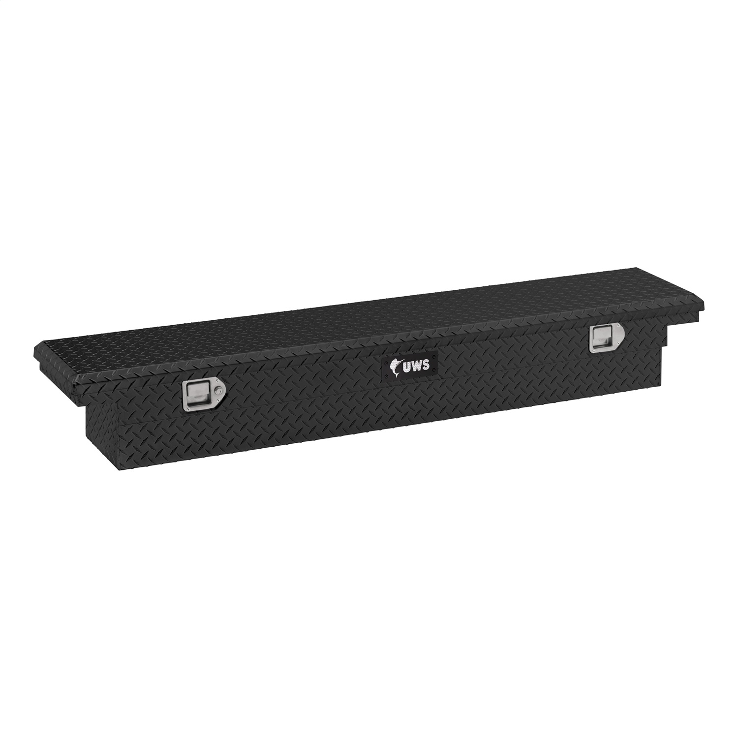 UWS TBS-69-SL-LP-B - Gloss Black Aluminum 69" Slim Truck Tool Box, Low Profile (LTL Shipping Only)