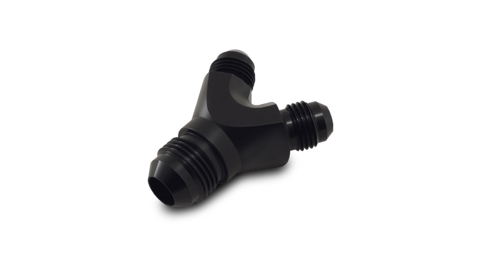 Vibrant 10814 - 4AN x -3AN x 3AN Y-Adapter Fitting - Aluminum Vibrant 10814 - 4AN x -3AN x 3AN Y-Adapter Fitting - Aluminum