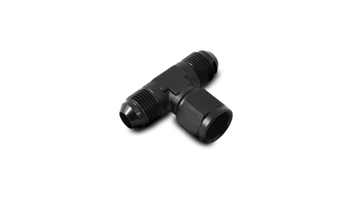 Vibrant 10794 - 10AN Tee Fitting with Female -10AN Swivel On Side Vibrant 10794 - 10AN Tee Fitting with Female -10AN Swivel On Side