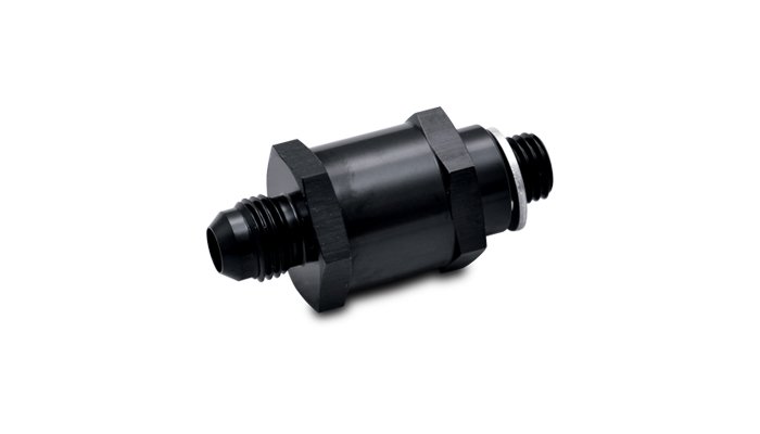 Vibrant 11199 - Fuel Pump Check Valve -8AN Male Flare to 12mm x 1.5 Metric