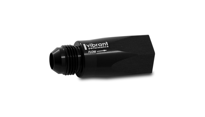 Vibrant 11118 - 8AN Female to Male Inline Check Valve Vibrant 11118 - 8AN Female to Male Inline Check Valve