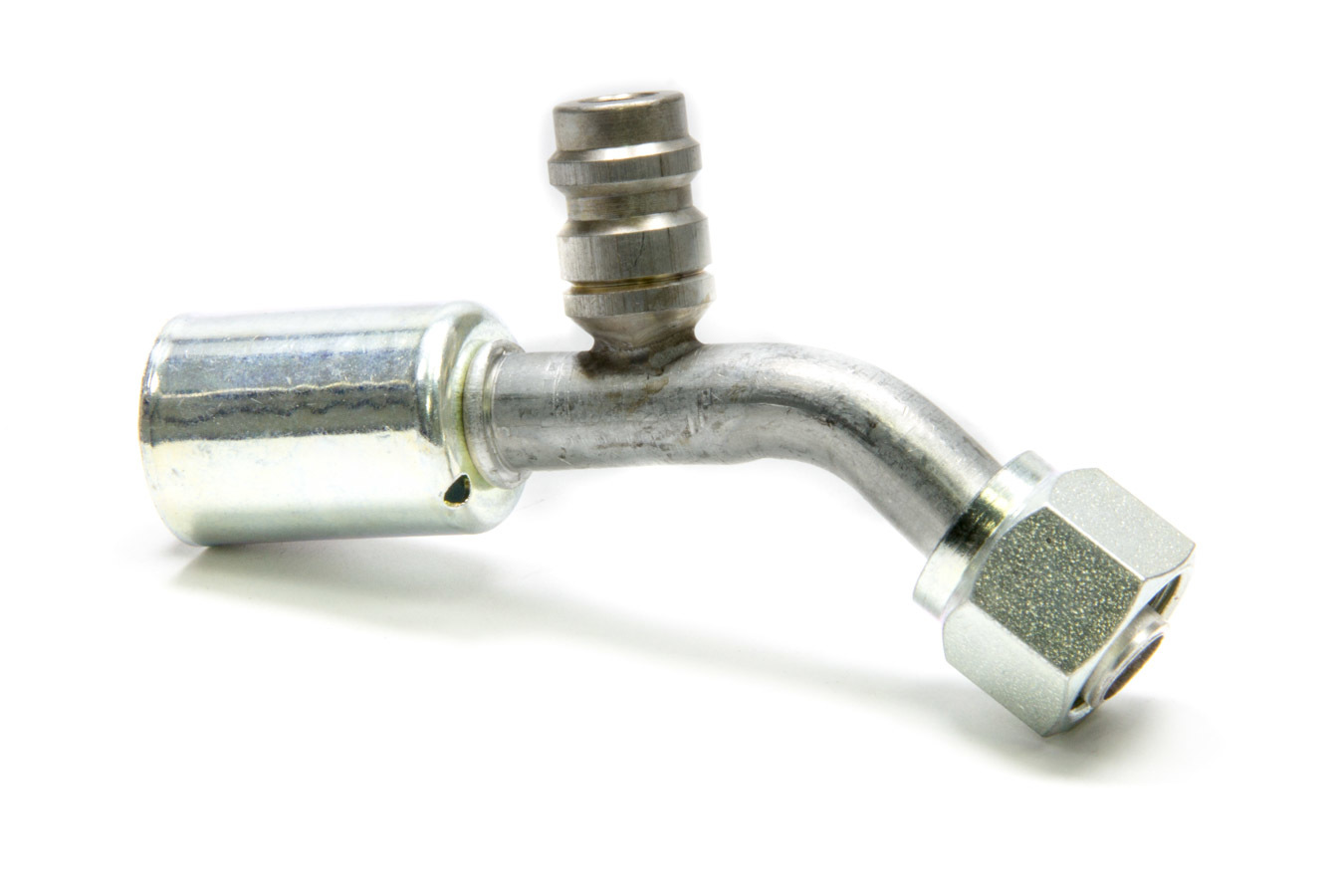 Vintage Air 35522-VUG - #8 45 Degree Beadlock O-Ring Fitting w/Port