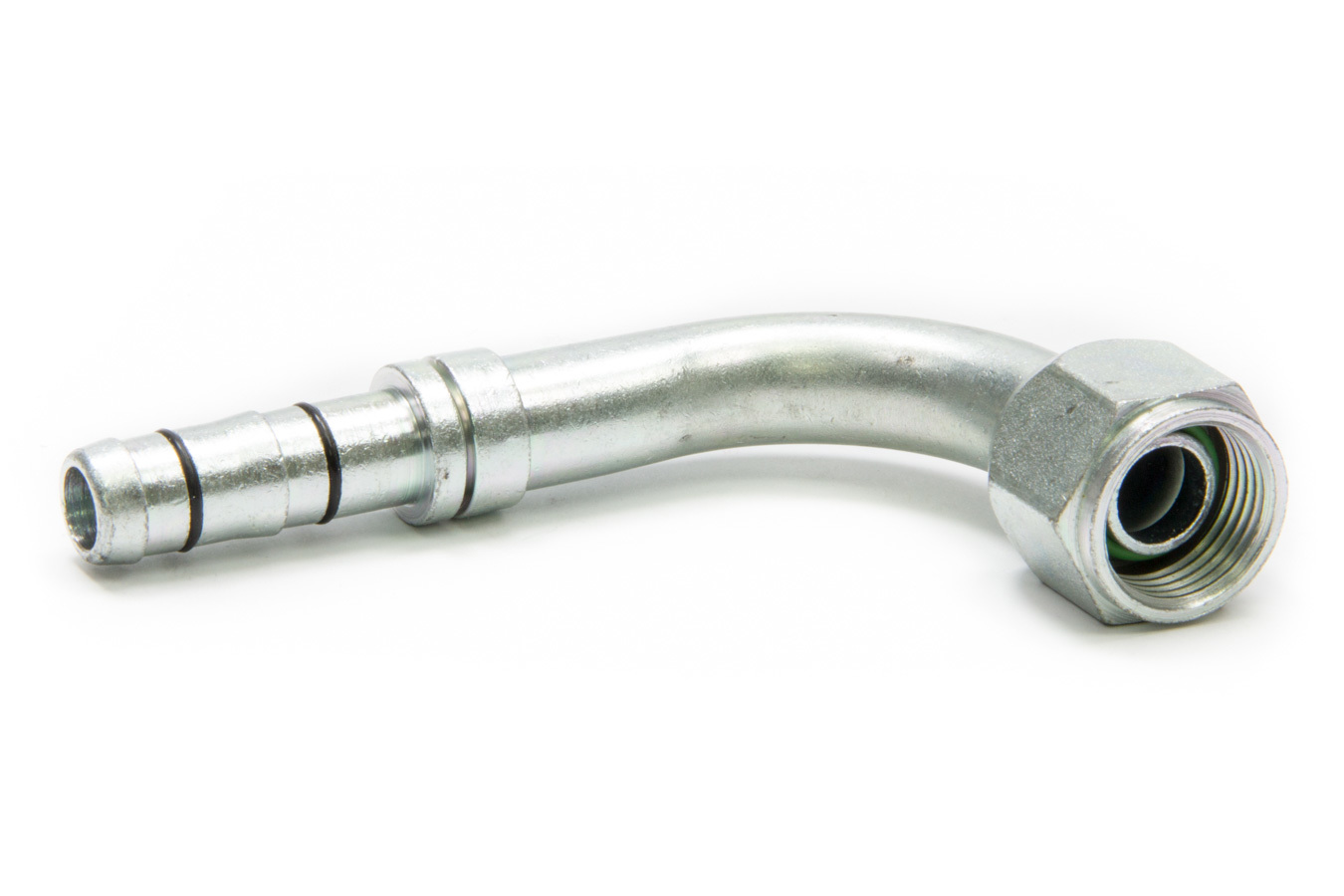 Vintage Air 347300-VUR - Fitting 90 Degree A/C Hose -10AN E-Z Clip