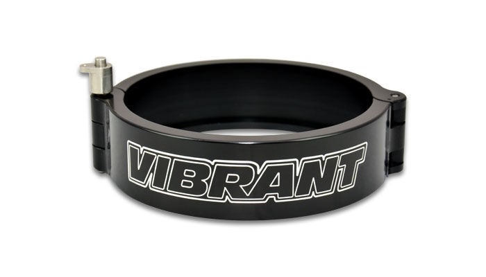 Vibrant 12535 -   -  HD Quick Release Clamp with Pin for 2.5 in. OD Tubing - Anodized Black