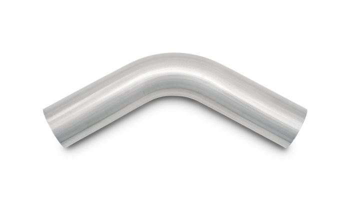 Vibrant 13073 - 3.5in O.D. T304 SS 60 deg Mandrel Bend 6in x 6in leg lengths (5.5in Centerline Radius)