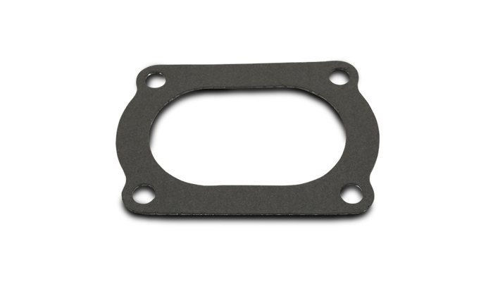 Vibrant 13176G - 4 Bolt Flange Gasket for 3.5in O.D. Oval tubing (Matches #13176S)