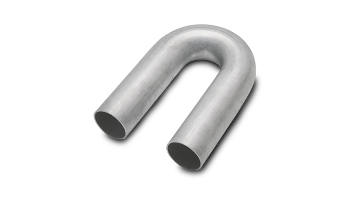 Vibrant 13840 - 321 Stainless Steel 180 Degree Mandrel Bend 1.50in OD x 2.25in CLR 16 Gauge Wall Thickness Vibrant 13840 - 321 Stainless Steel 180 Degree Mandrel Bend 1.50in OD x 2.25in CLR 16 Gauge Wall Thickness
