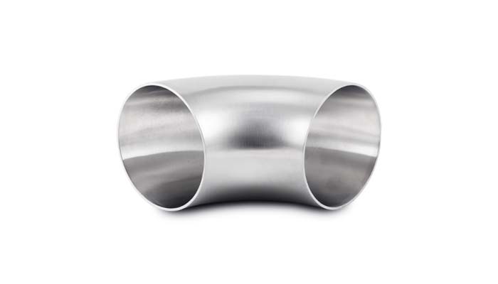 Vibrant 13311 - 2.75in OD T304 SS 90 Deg Mandrel Bend Elbow (2.75in Centerline Radius)