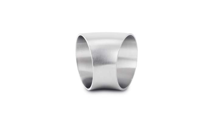 Vibrant 13328 - 2.25in OD T304 SS 45 Deg Mandrel Bend Elbow (2.25in Centerline Radius)