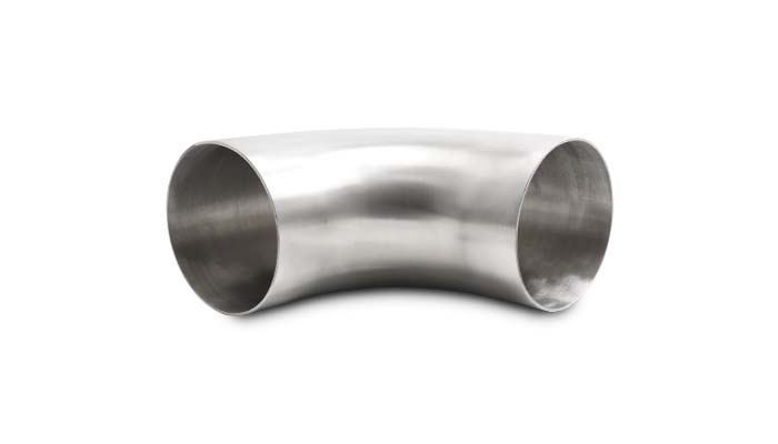 Vibrant 13356 - 4.0in OD 5.91in Tangent Length T304 SS 90 Deg Mandrel Bend w/Extended Leg Length Vibrant 13356 - 4.0in OD 5.91in Tangent Length T304 SS 90 Deg Mandrel Bend w/Extended Leg Length