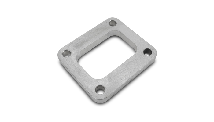 Vibrant 1441 - T04 Turbo Inlet Flange (Rectangular Inlet) T304 SS 1/2in Thick