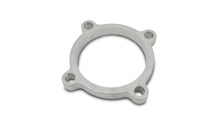 Vibrant 1438 - GT series / T3 Turbo Discharge Flange (4 Bolt) with 3in Inlet I.D. T304 SS 1/2in Thick Vibrant 1438 - GT series / T3 Turbo Discharge Flange (4 Bolt) with 3in Inlet I.D. T304 SS 1/2in Thick