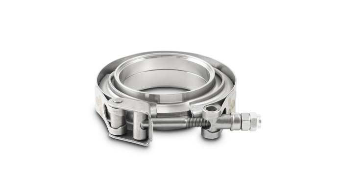 Vibrant 1494 - T304 SS V-Band Flange Assembly for 5in O.D. Tubing incl 2 V-Band flanges & 1 V-Band Clamp Vibrant 1494 - T304 SS V-Band Flange Assembly for 5in O.D. Tubing incl 2 V-Band flanges & 1 V-Band Clamp