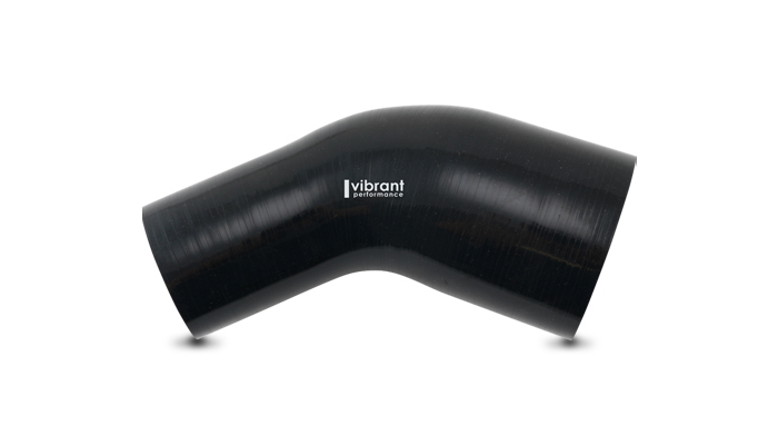 Vibrant 19756 - 45 Degree Silicone Transition Elbow Hose ID 2.25in x 2.00in Vibrant 19756 - 45 Degree Silicone Transition Elbow Hose ID 2.25in x 2.00in