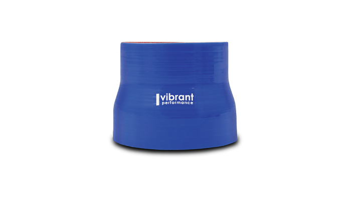 Vibrant 19747B - - Reducer Coupler, 6.00 in. I.D. x 5.00 in. I.D. x 4.50 in. Long - Blue Vibrant 19747B - - Reducer Coupler, 6.00 in. I.D. x 5.00 in. I.D. x 4.50 in. Long - Blue