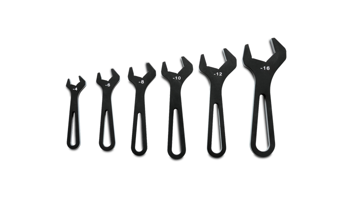 Vibrant 20989 - Aluminum Wrench Set Set of 6 (AN-4 to AN-16)