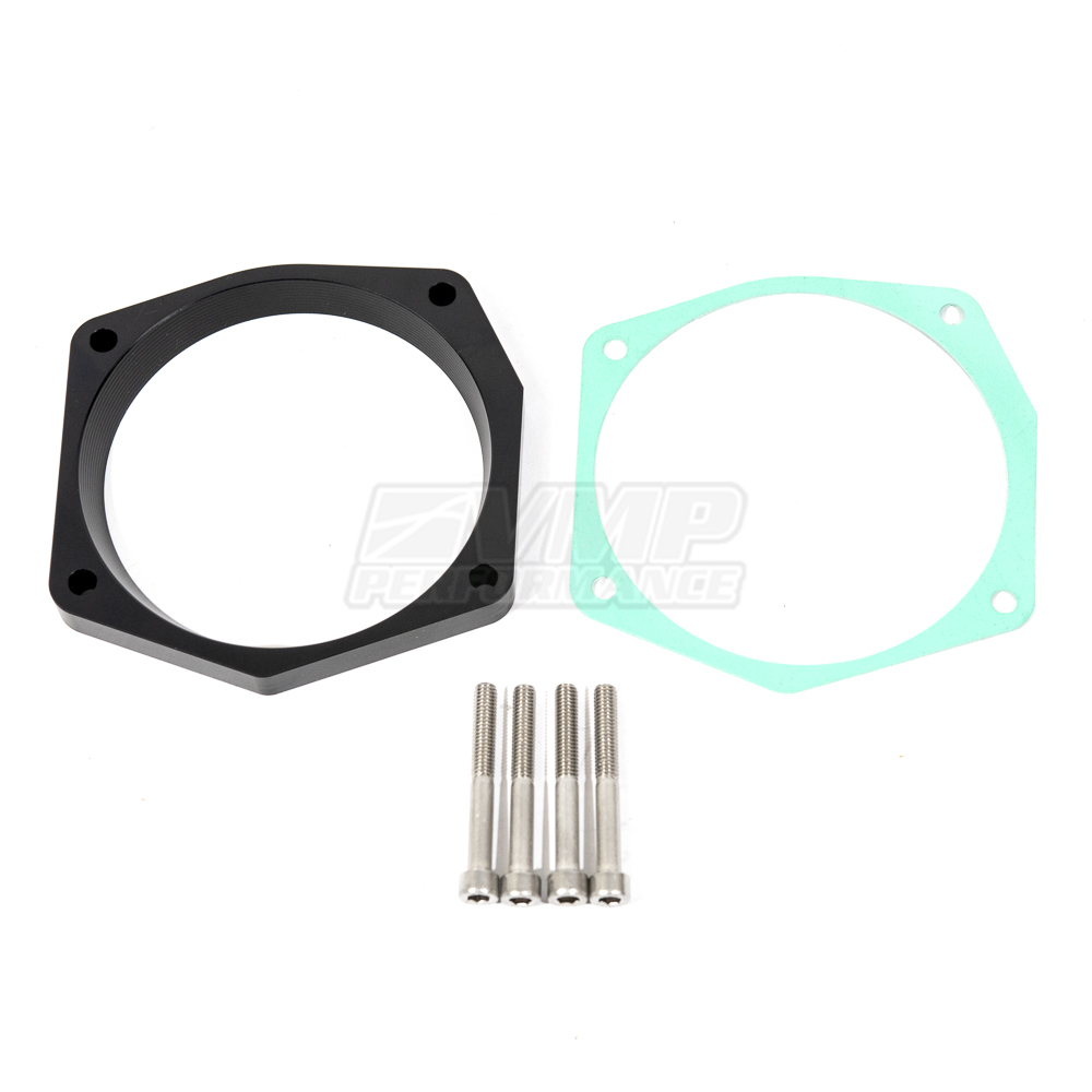 VMP Performance VMP-INA023 - 105mm Throttle Body Adapter Plate Kit - Black Anodized VMP Performance VMP-INA023 - 105mm Throttle Body Adapter Plate Kit - Black Anodized